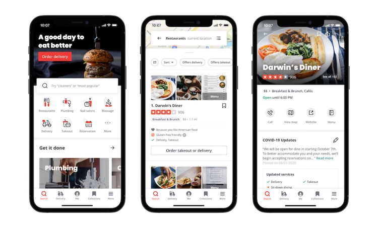 yelp redesign