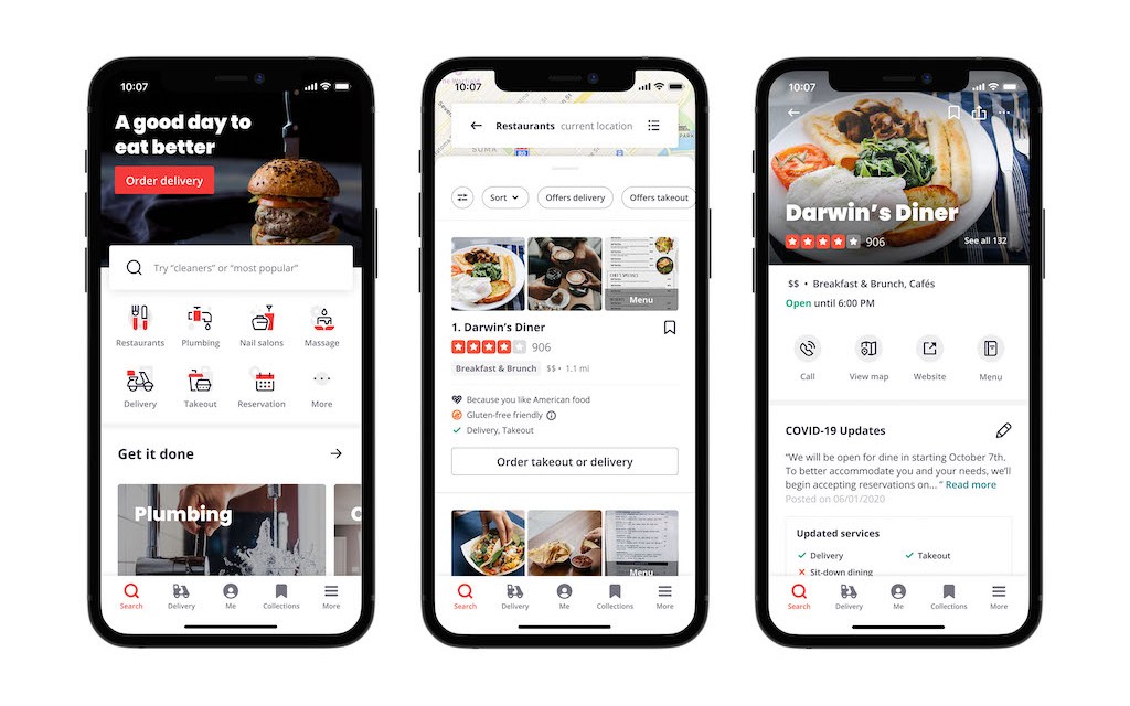 yelp redesign