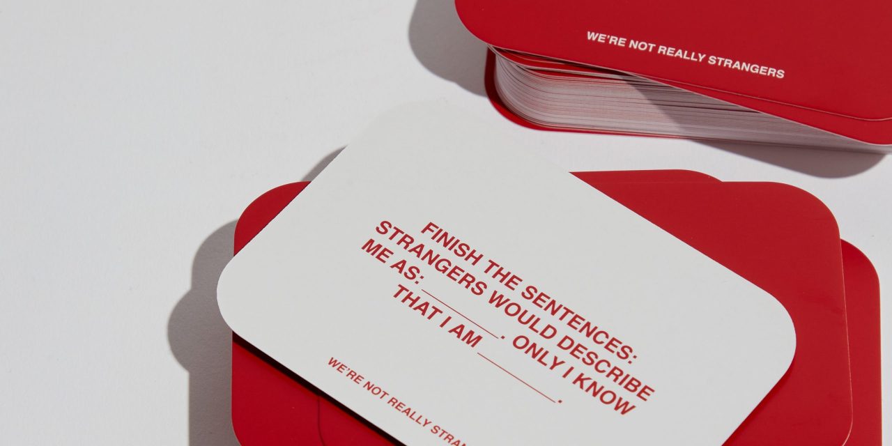 1. "We're Not Really Strangers" Card Game Discount Code - wide 7