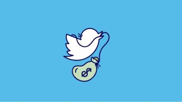 twitter bird money