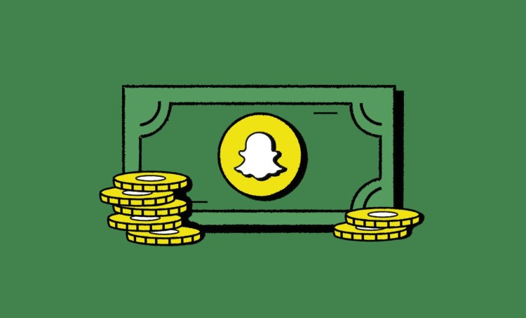snapchat money