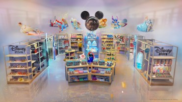 The header image shows a Disney shop-in-shop at Target.