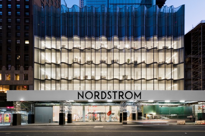 Photograph of Nordstrom in NYC on West 57th Street.