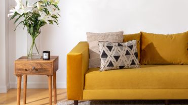Photograph of the Essential sofa from Sabai.