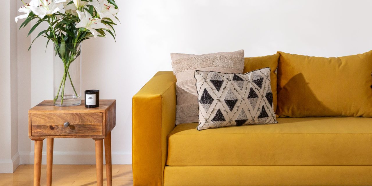 Photograph of the Essential sofa from Sabai.