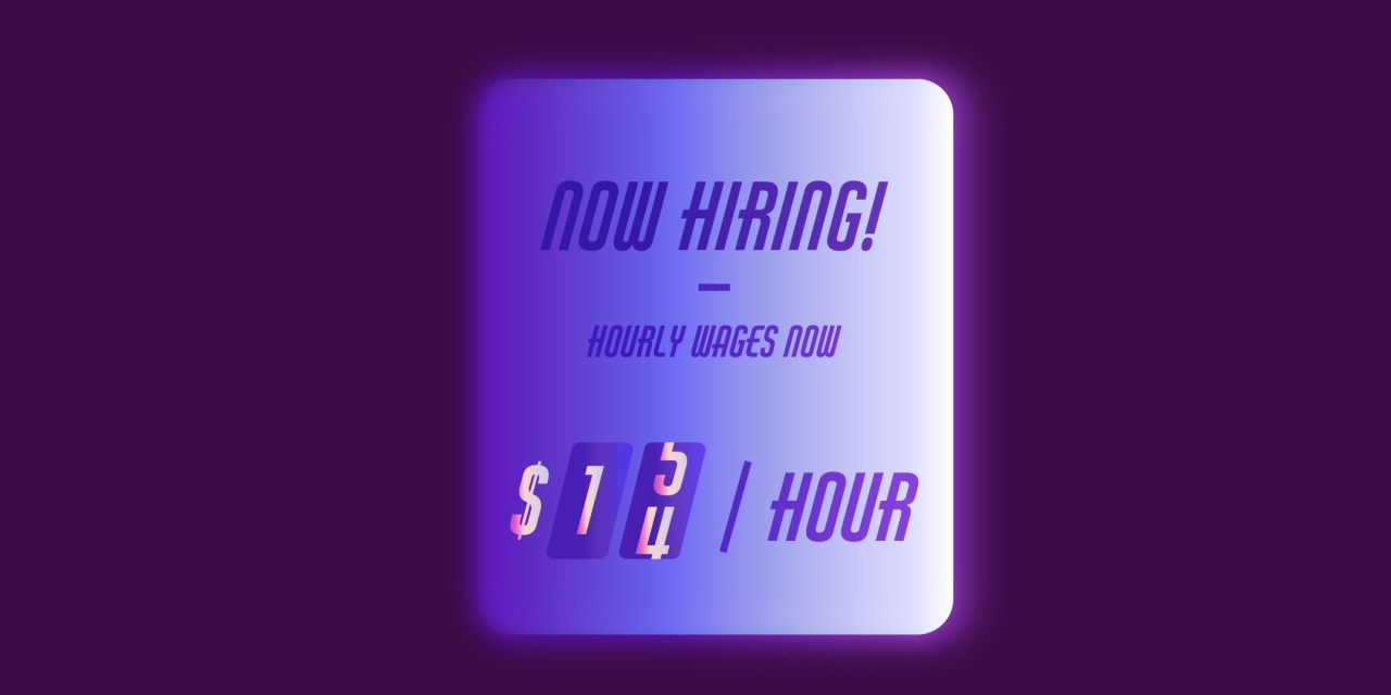 The lead image shows an illustration that says "Now Hiring!"