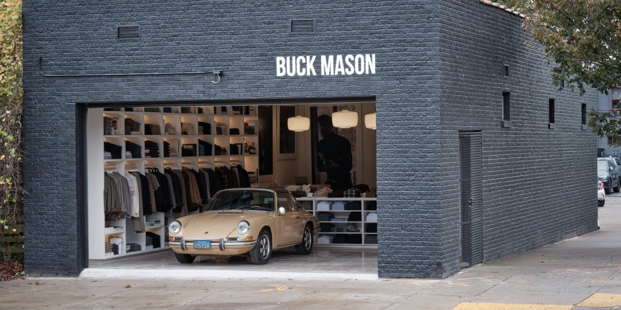 Menswear brand Buck Mason's Nashville store