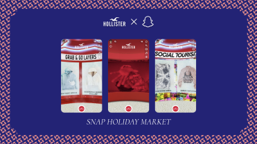 Hollister's holiday-themed Snapchat augmented reality experience