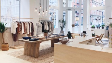Inside one of apparel brand Rails' stores