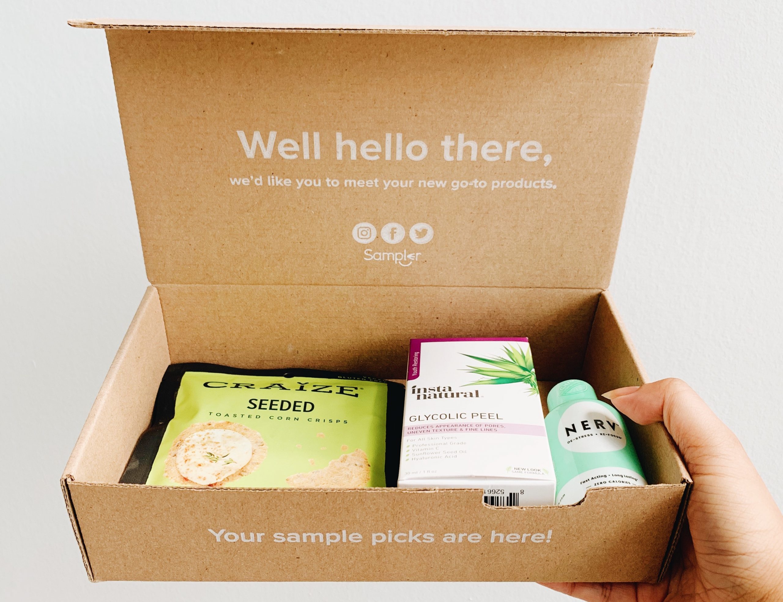 Free sample-based promotions