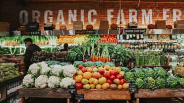 Produce display at Erewhon Market