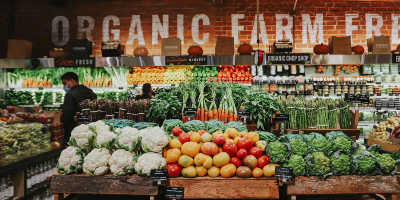 Produce display at Erewhon Market