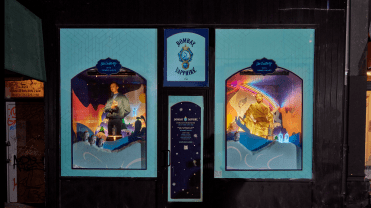 Bombay Sapphire's holiday out of home campaign