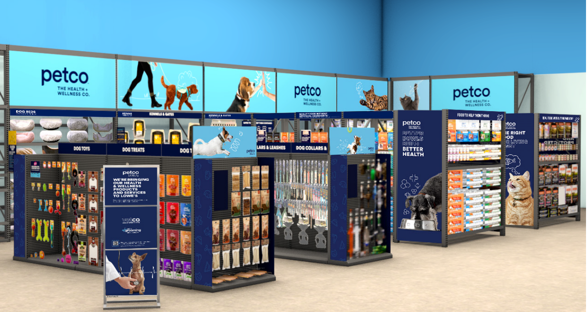 Petco opens shop-in-shops in select Lowe's stores