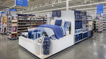 'Gap at Home' display at Walmart