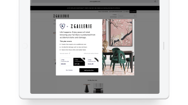 Homepage of warrant provider Extend's website