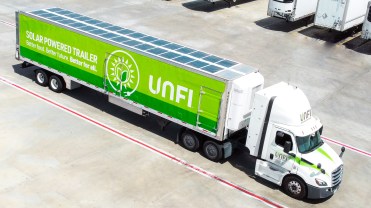 UNFI branded semitruck