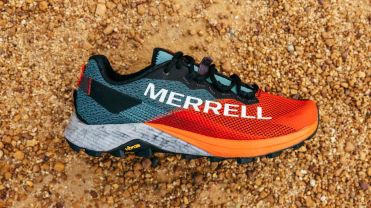 A Merrell trail running shoe