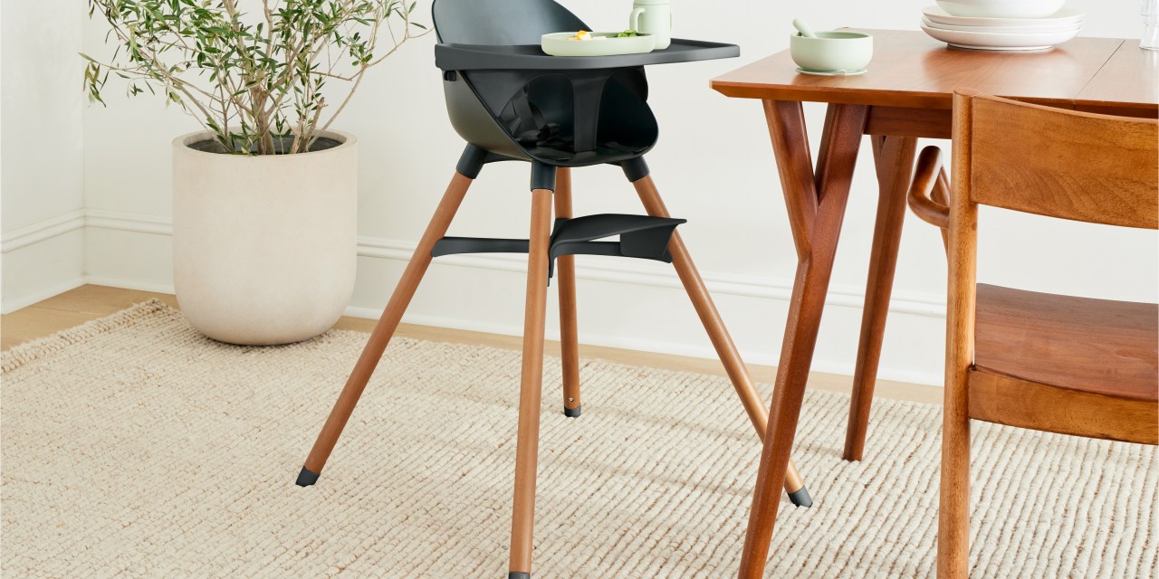 Lalo high chair in licorice