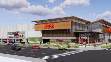 A rendering of what H-E-B's store in Austin, Texas will look like