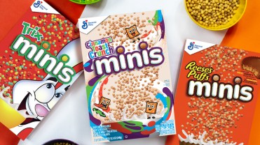 General Mills offers mini versions of cereals.