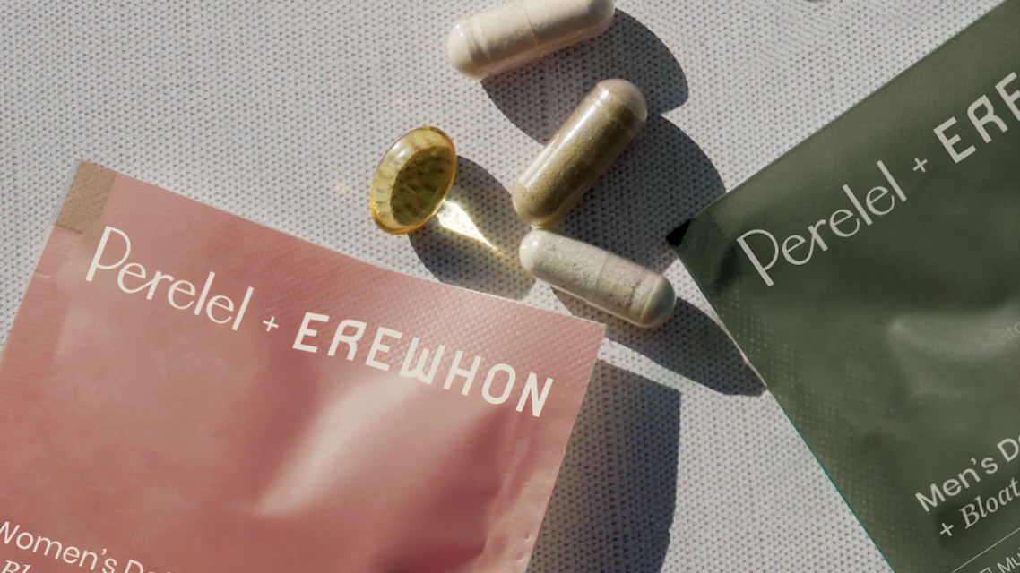 Perelel X Erewhon's Women's Daily Vitamin Pack + Bloat Relief and Men's Daily Vitamin Pack + Bloat Relief