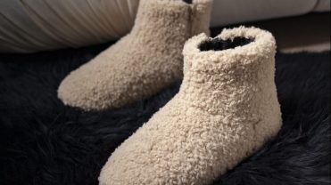 fuzzy boot slippers