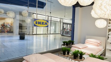 Ikea's small-format location inside a mall.