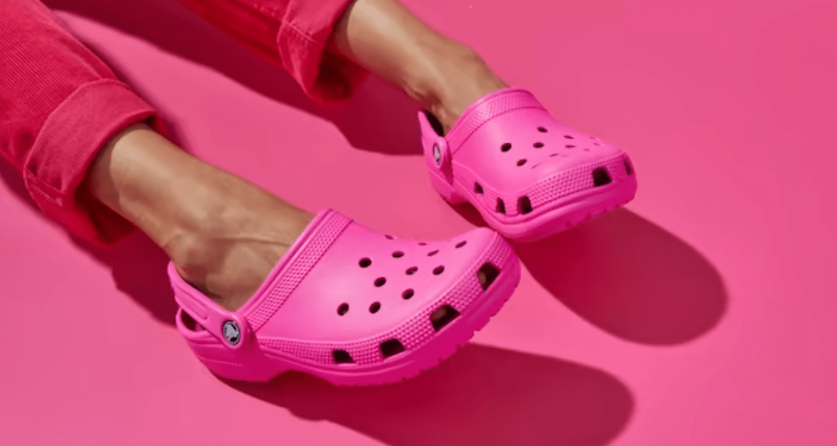 Pink Crocs