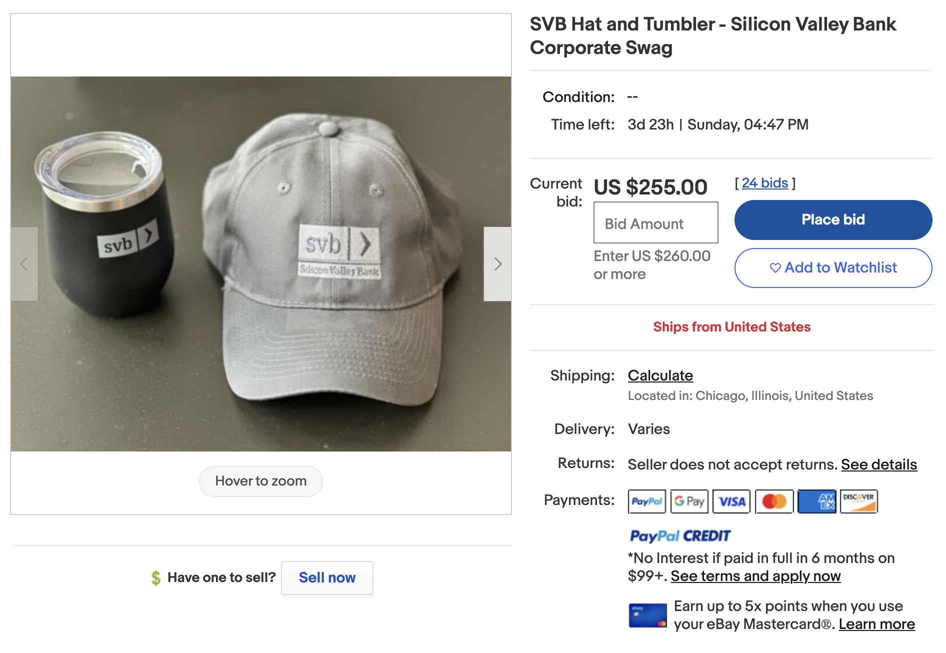 A Silicon Valley Bank bag. An FTX hat. A Fyre Festival hoodie. While buzzy companies have collapsed, their corporate merch is getting a second life on