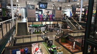 The newest DICK’S House of Sport opened in Johnson City, NY, a short distance from Binghamton, NY, where DICK’S Sporting Goods was founded 75 years ago.
