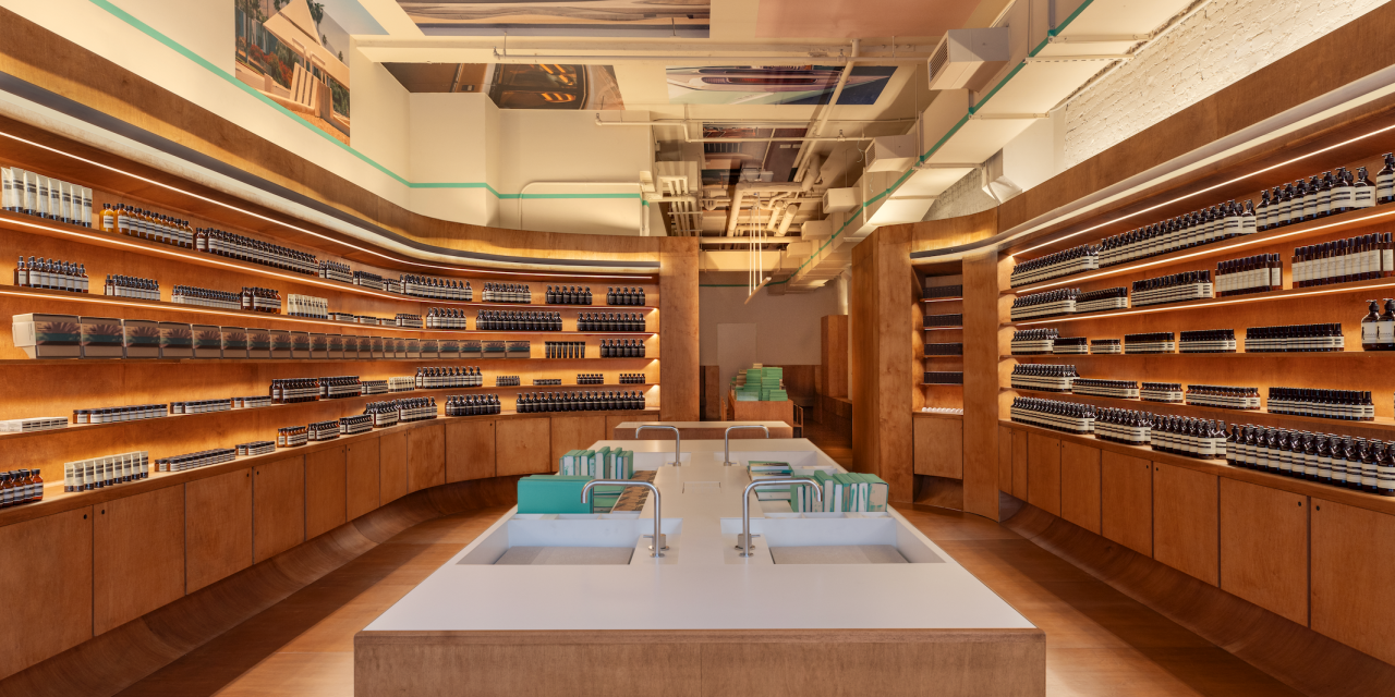 Aesop's new store in New York's Gansevoort Street