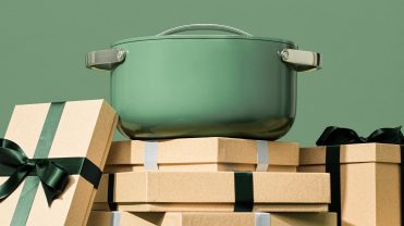 Caraway's green dutch oven