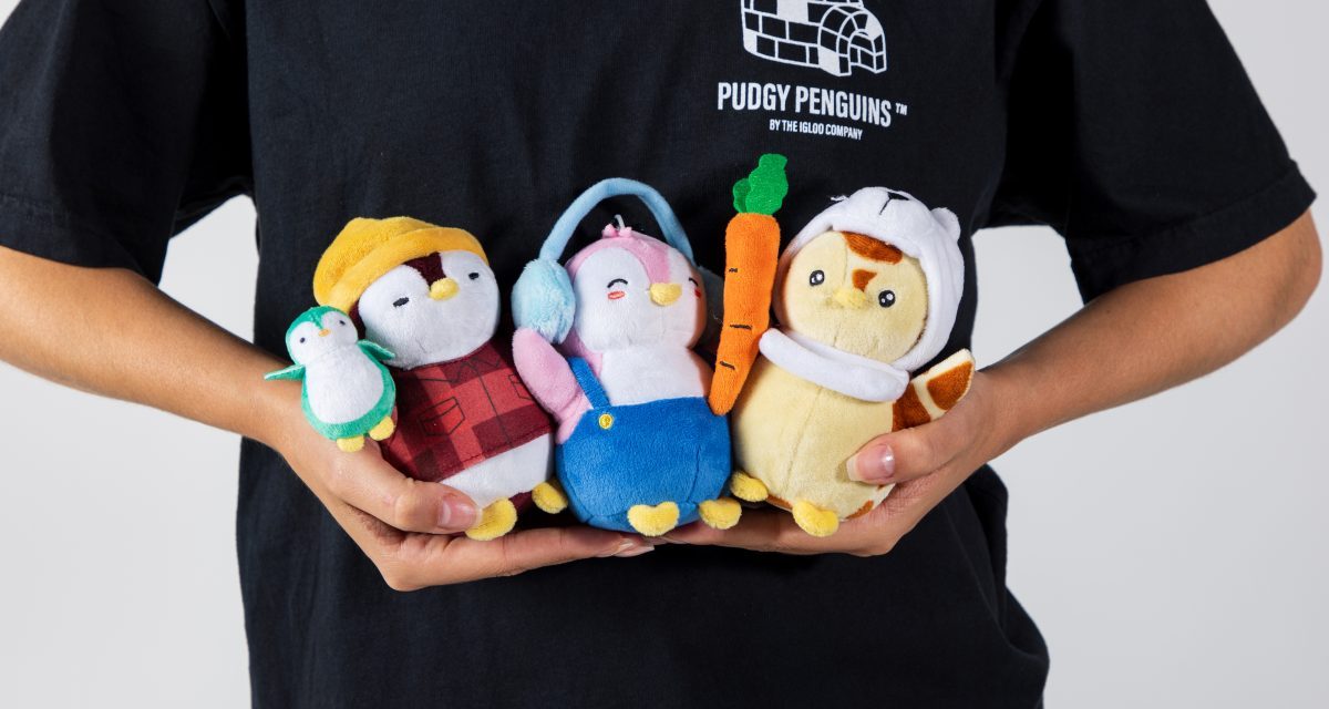 Pudgy Penguins' toy plushies.