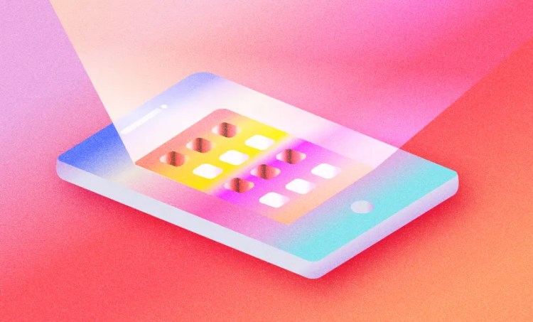Illustration of a smartphone glowing with app icons, symbolizing the evolving digital infrastructure powering social commerce.