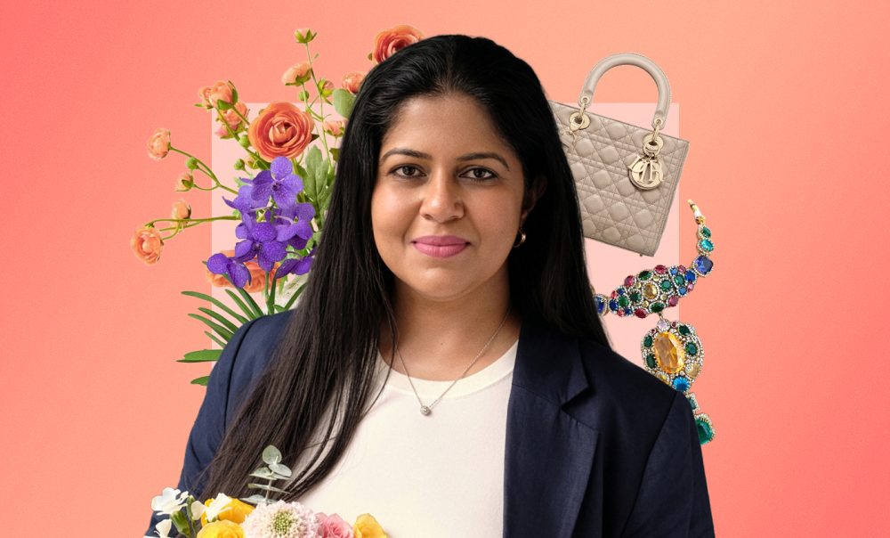 UrbanStems CEO Meenakshi Lala fills her cart with handbags, Quince basics and unexpected florals