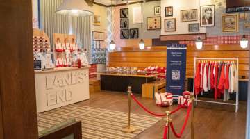 Lands' End's "Tote Tailgate Tour" event in Bloomington, Indiana.