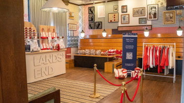 Lands' End's "Tote Tailgate Tour" event in Bloomington, Indiana.