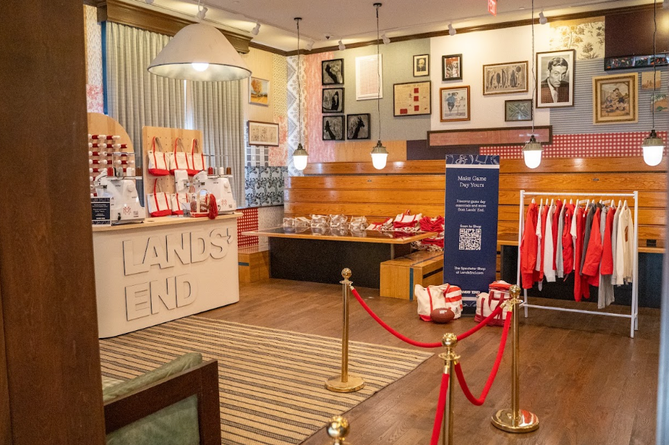 Lands' End's "Tote Tailgate Tour" event in Bloomington, Indiana.